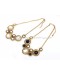 Vintage Rhinestone Gold Plated Necklace